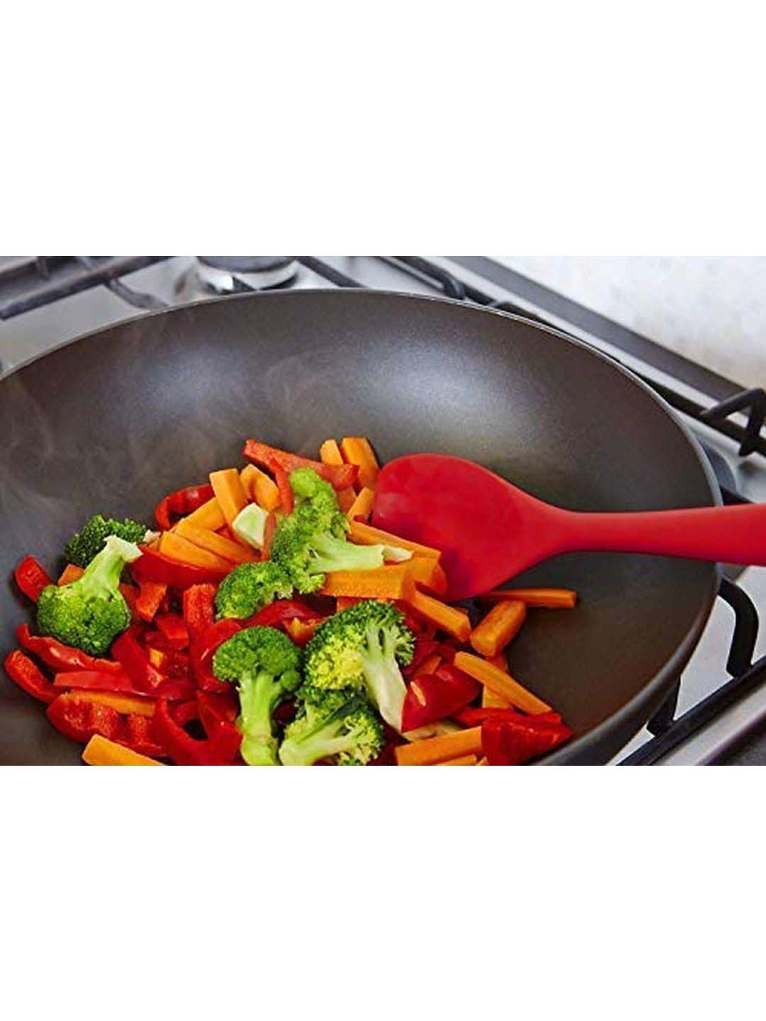 Femora Borosilicate Glass Microwave Safe Serveware Set with Spoon (2.1 L & 1.55 L) - Set of 3