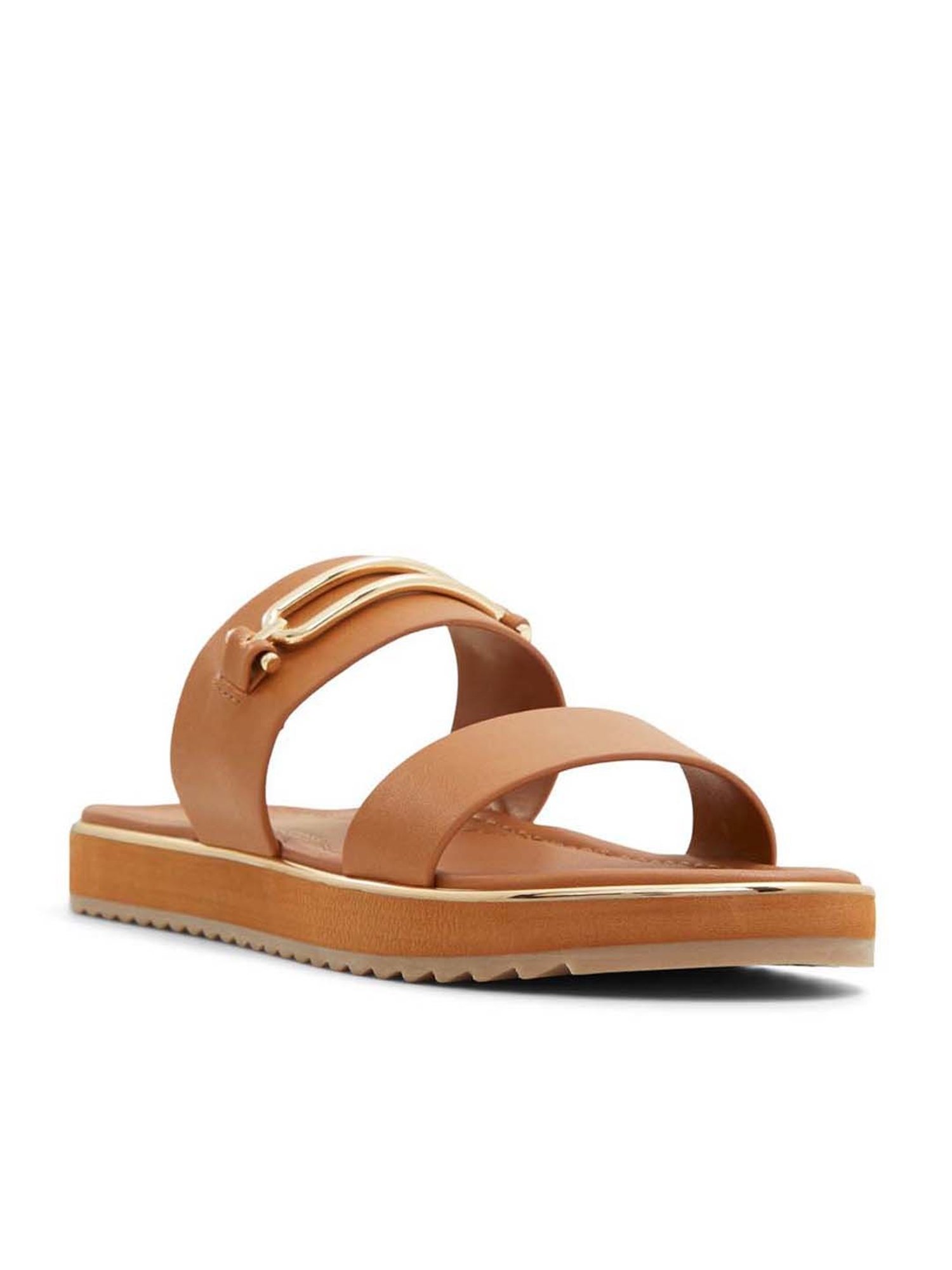 Aldo Women's Lagoon Brown Casual Sandals