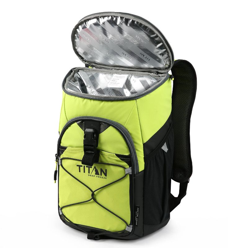 California Innovations Titan Deep Freeze 16qt Backpack Cooler - Lime Green
