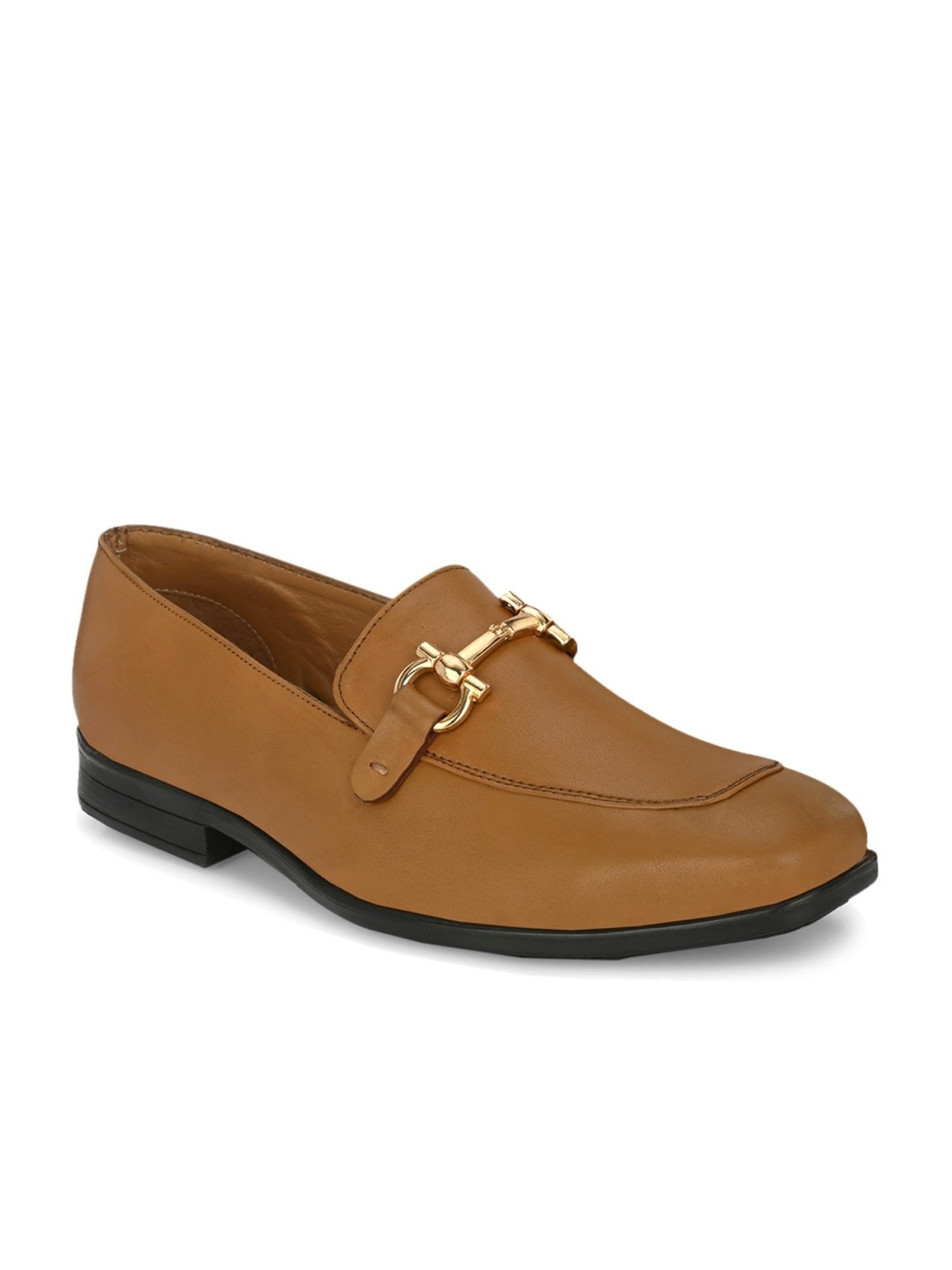 Clog London Men's Tan Formal Loafers