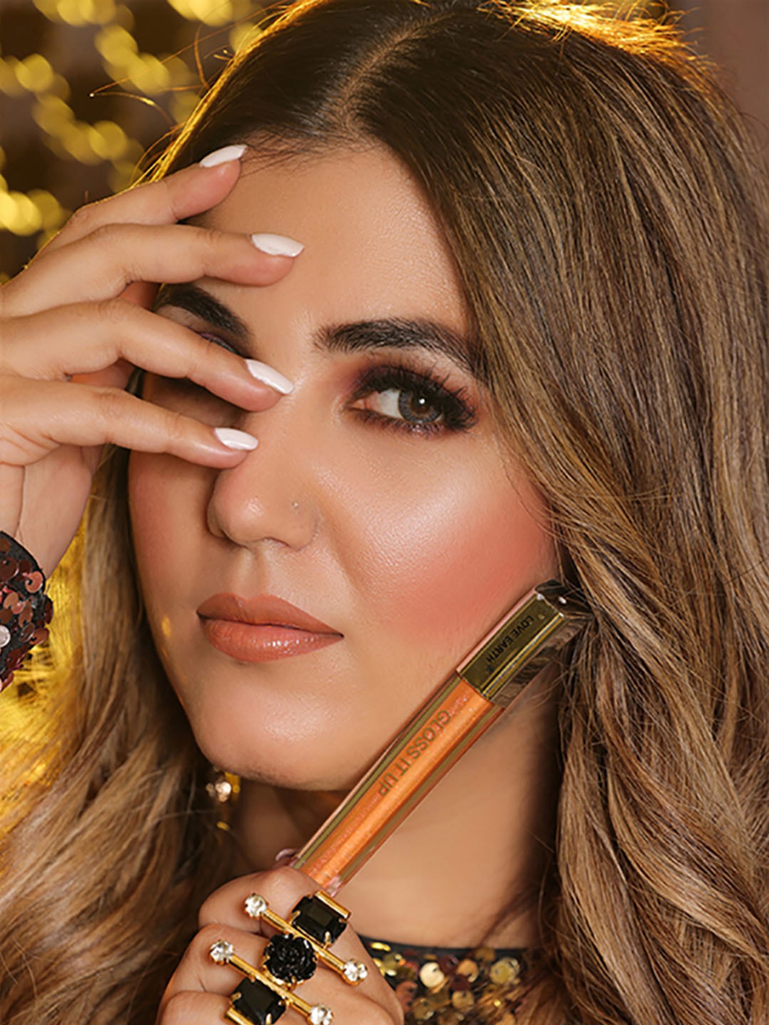 Love Earth Gloss It Up Lip Gloss Gold Glam - 3 ml