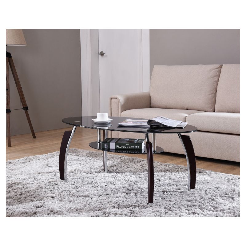 Coffee Table Black - Hodedah Import