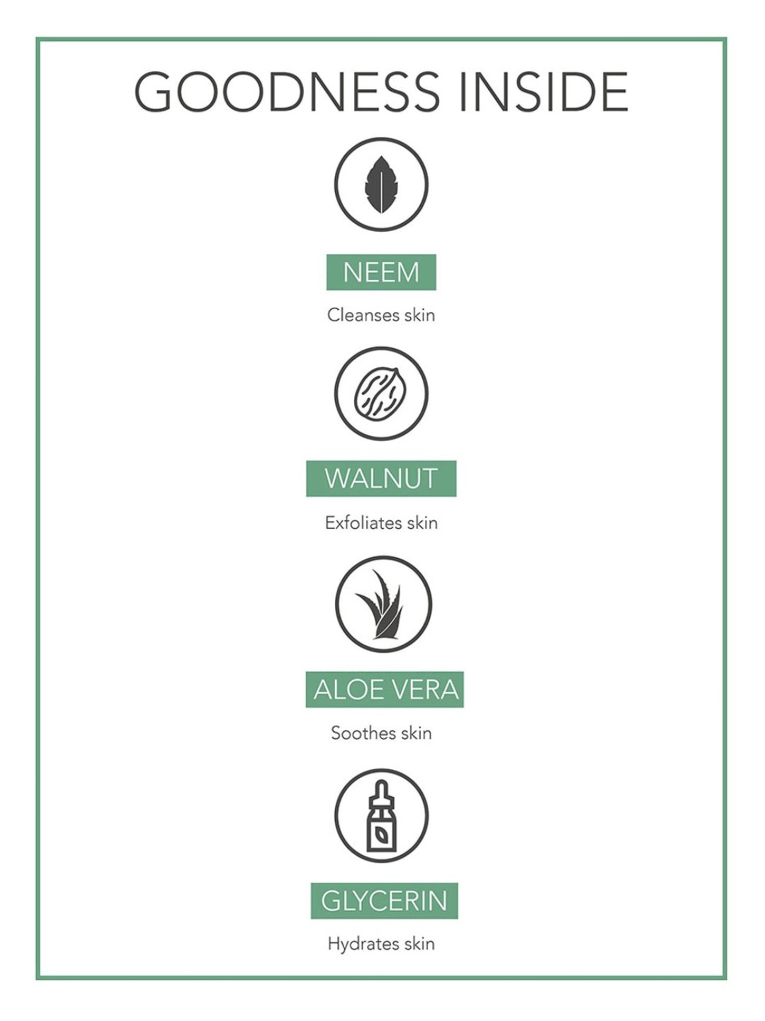 Fabessentials Neem Aloe Vera Glycerin Bathing Bar - 100 gm