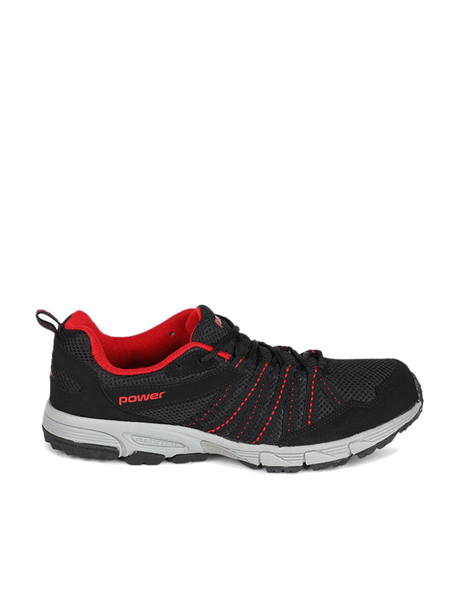 Power by Bata Men's Black Running Shoes