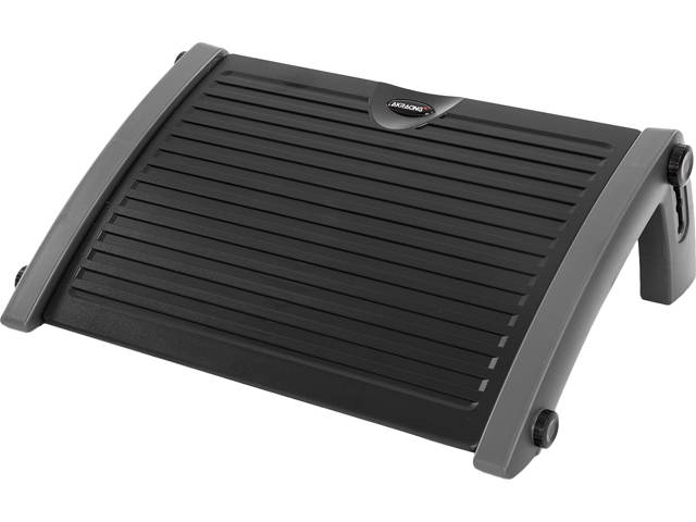 AKRacing Plastic Footrest Grey, Adjustable to Multiple Tilt Angles (AK-FOOTREST-GY-NA)