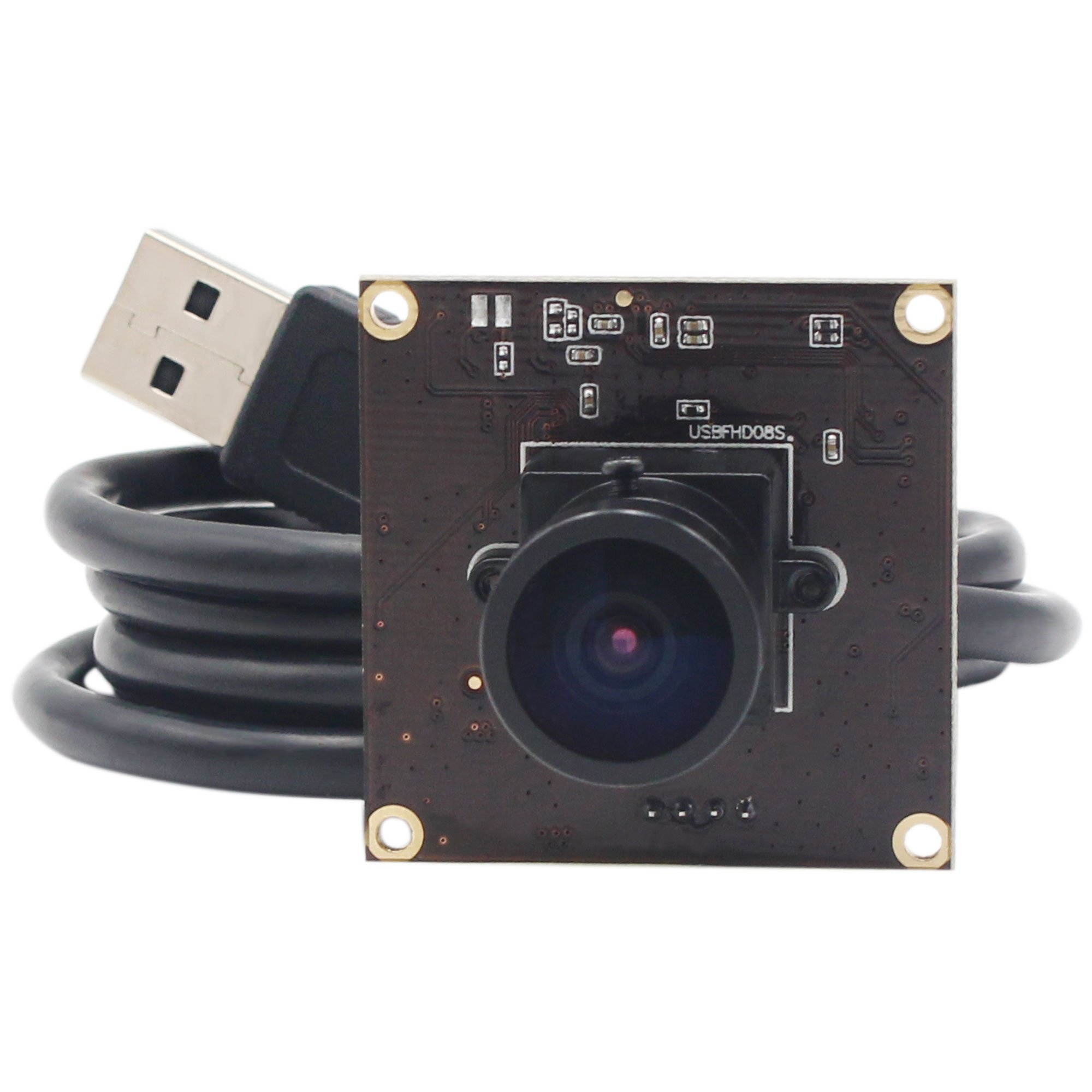 USB with Camera 2.9mm Wide Angle Lens 1080P Free Driver Camera Module,260FPS@480P 120FPS&720P 60FPS@1080P High Frame Webcam,USB Camera Linux Windows Android Mac Os