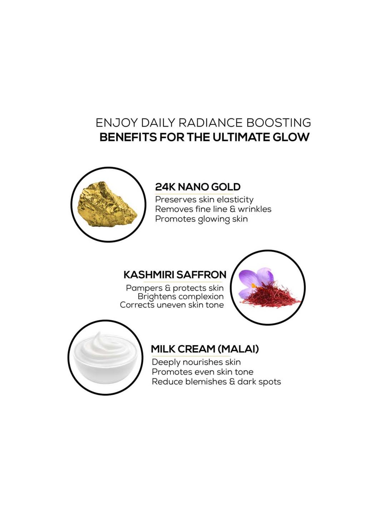 AyouthVeda Sparkling Gold Day Cream - 50 gm