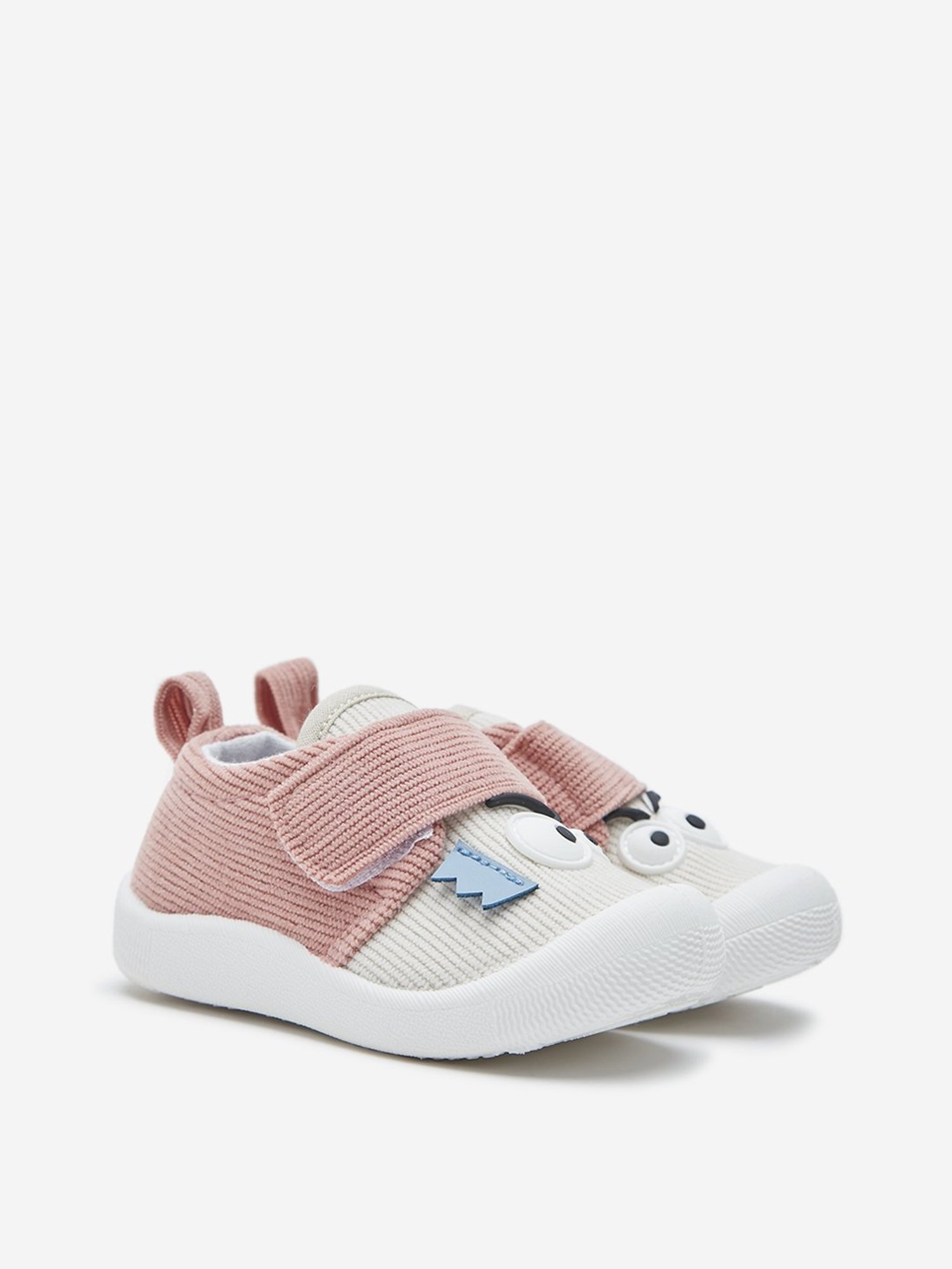 Yellow by Westside Coral Colour-Blocked Velcro Shoes