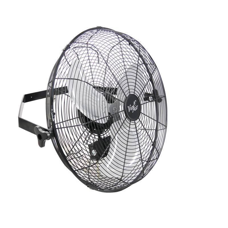 Air King 18" 1/6 HP 3-Speed Adjustable Height Floor Fan with Roll-About Stand