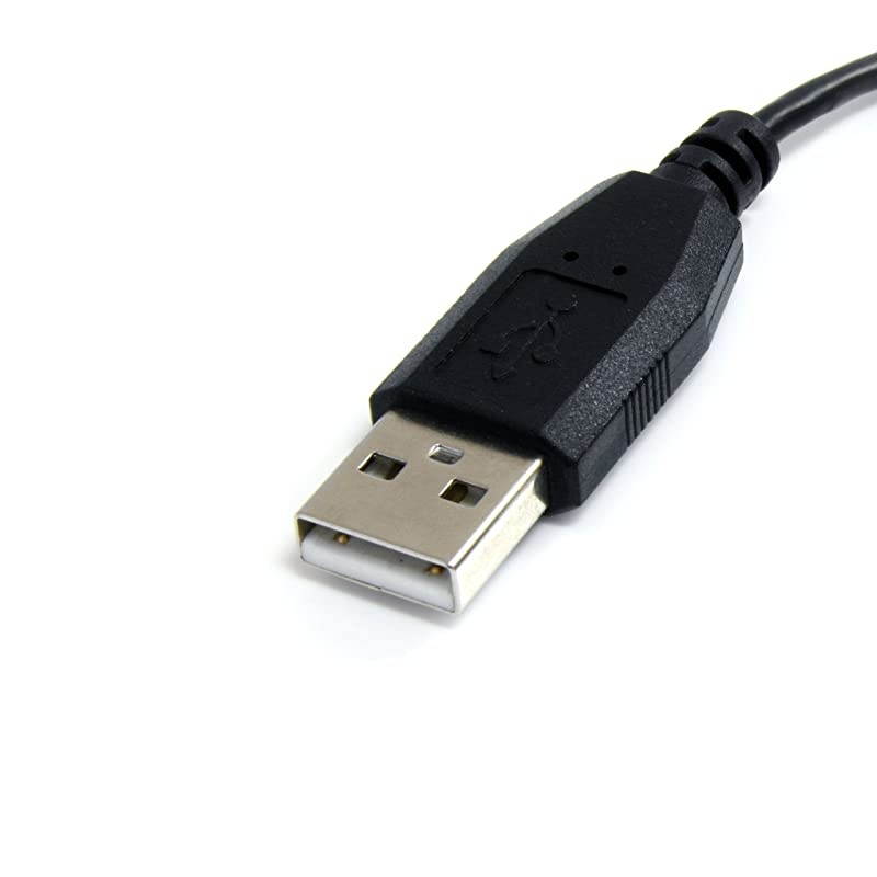 com 6 ft 18 m USB to Micro USB Cable USB 20 A to Left Angle Micro B Black Micro USB Cable UUSBHAUB6LA