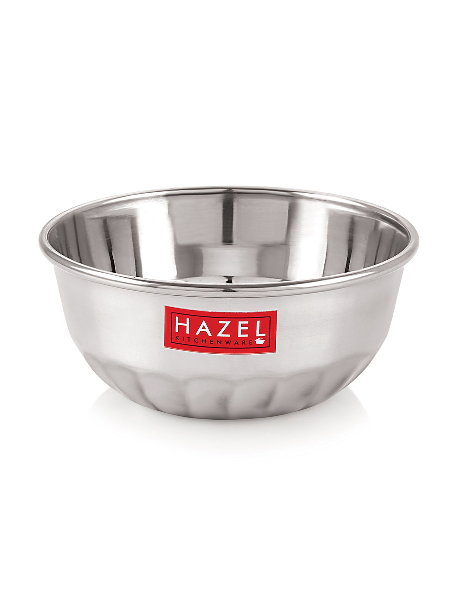 HAZEL Silver Stainless Steel 10 cm Dessert Katori (0.3 L) - Set of 4