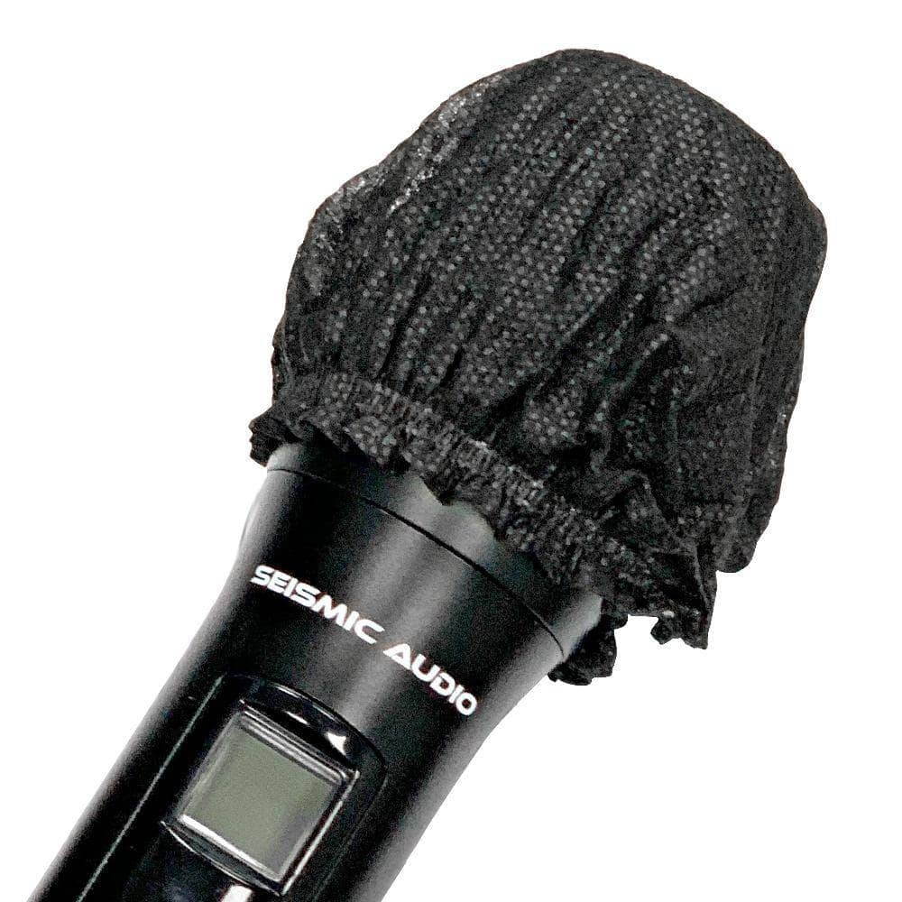 SA-MicDC - 25 Pairs of Disposable Universal Microphone Covers - Fits Standard O and U Shaped Mics (50 pcs Total)