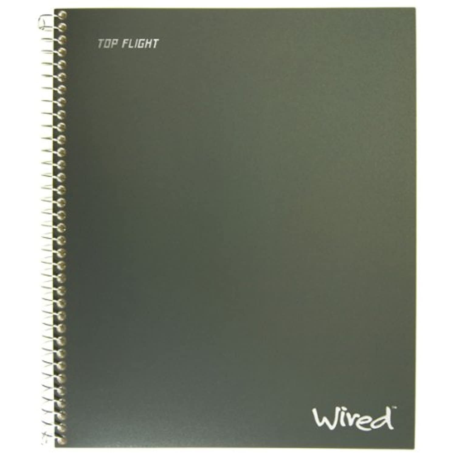 Top Flight Wired 1-Subject Notebook, 100 Sheet