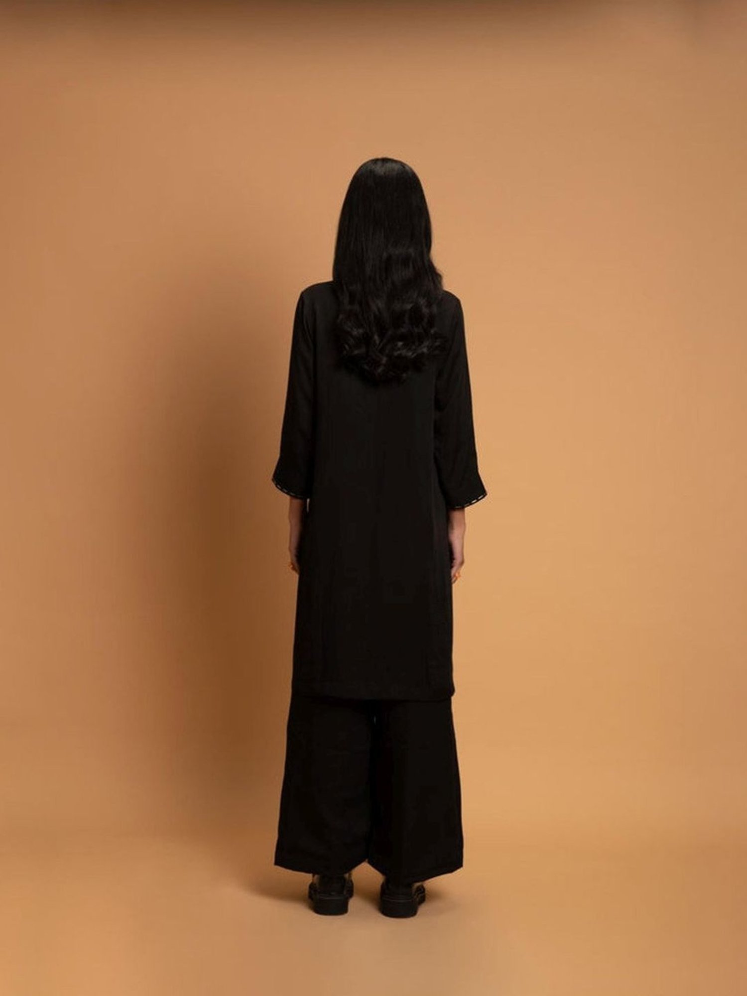 KENDALL + KYLIE Black Mid Rise Pants