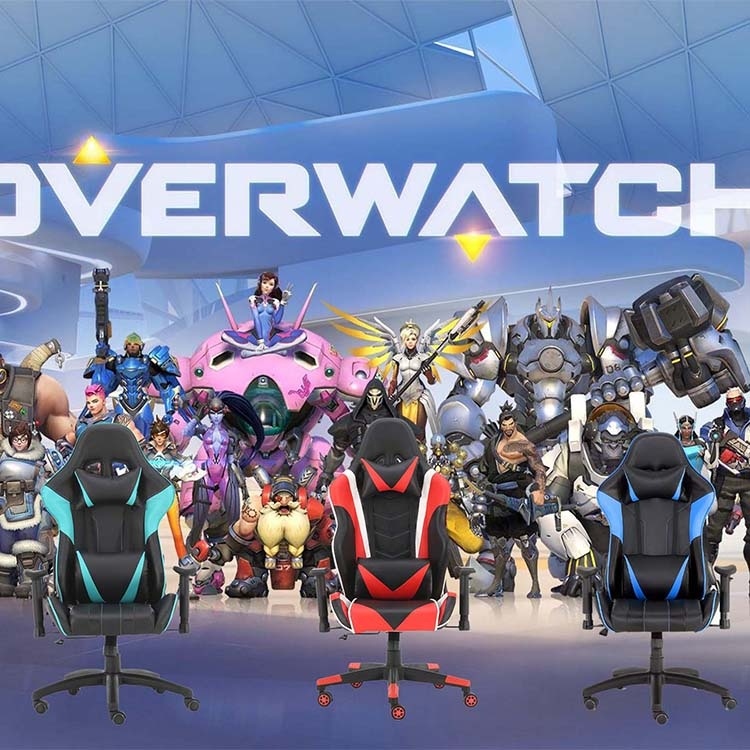 Gaming Chairs with Headrest & Lumbar Pillow