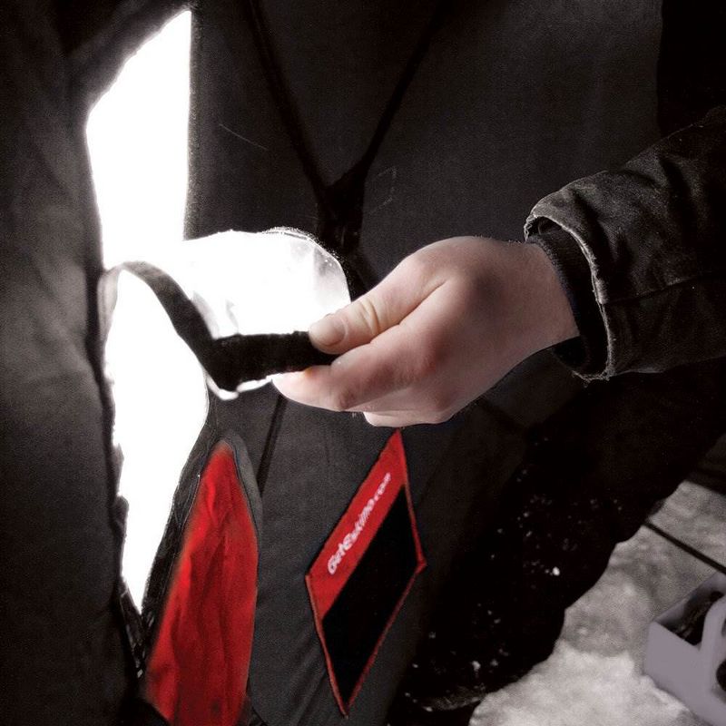 Eskimo QuickFish 6 Portable 6-Person Pop Up Ice Fishing Shelter Hut