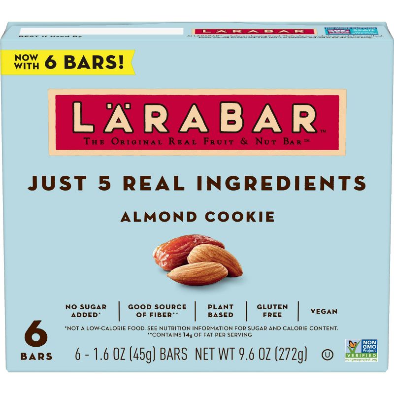Larabar Almond Cookie Protein Bar - 9.6oz/6ct