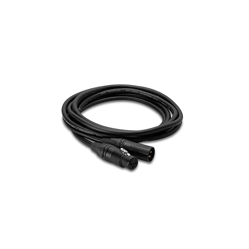 Edge CMK-050AU Neutrik XLR3F to XLR3M Microphone Cable, 50 Feet