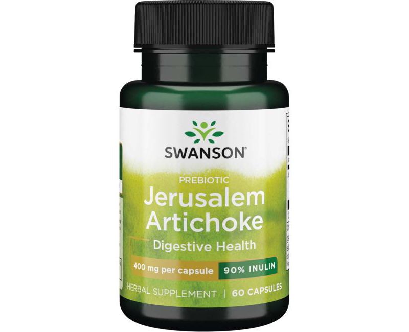 Swanson Full Spectrum Jerusalem Artichoke 400 mg 60 Capsules.