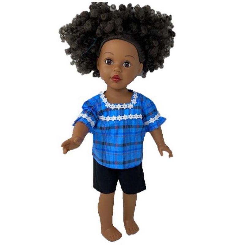 JC Toys Lil' Cutesies Twins 8.5" All Vinyl Baby Doll with Stroller