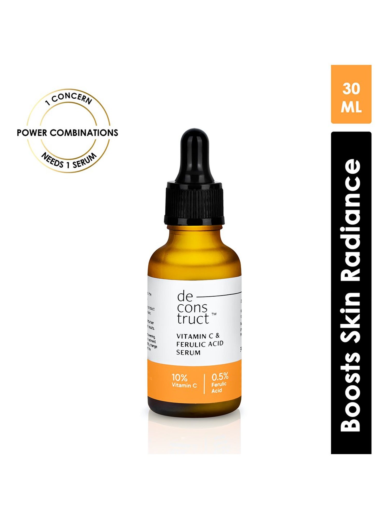 Deconstruct Vitamin C Serum with 10% Vitamin C & 0.5% Ferulic Acid - 30 ml