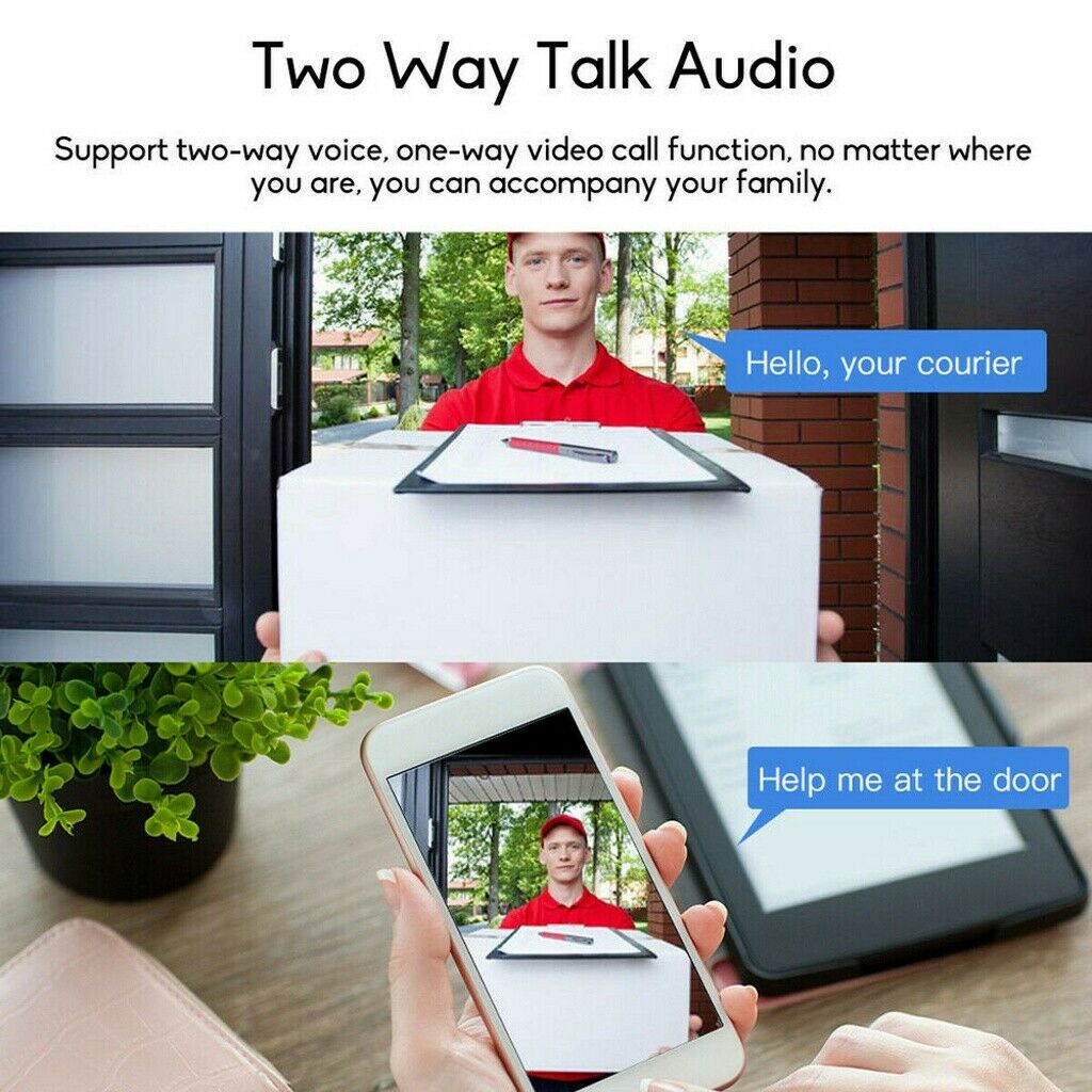 Wireless Outdoor Security Camera, 1080P HD 360 Degree Rotation WiFi Security Camera Wireless for Home Surveillance System with Color Night Vision, PIR and Radar Dual Detection, 2-Way Audio