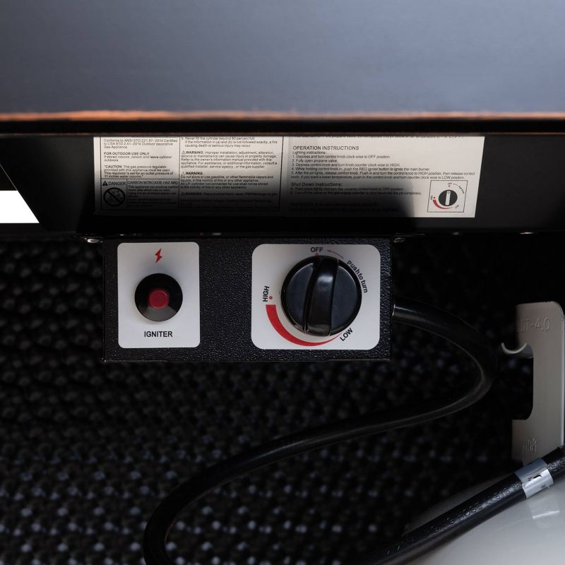 Weyland Square LPG Fire Pit - Fire Sense