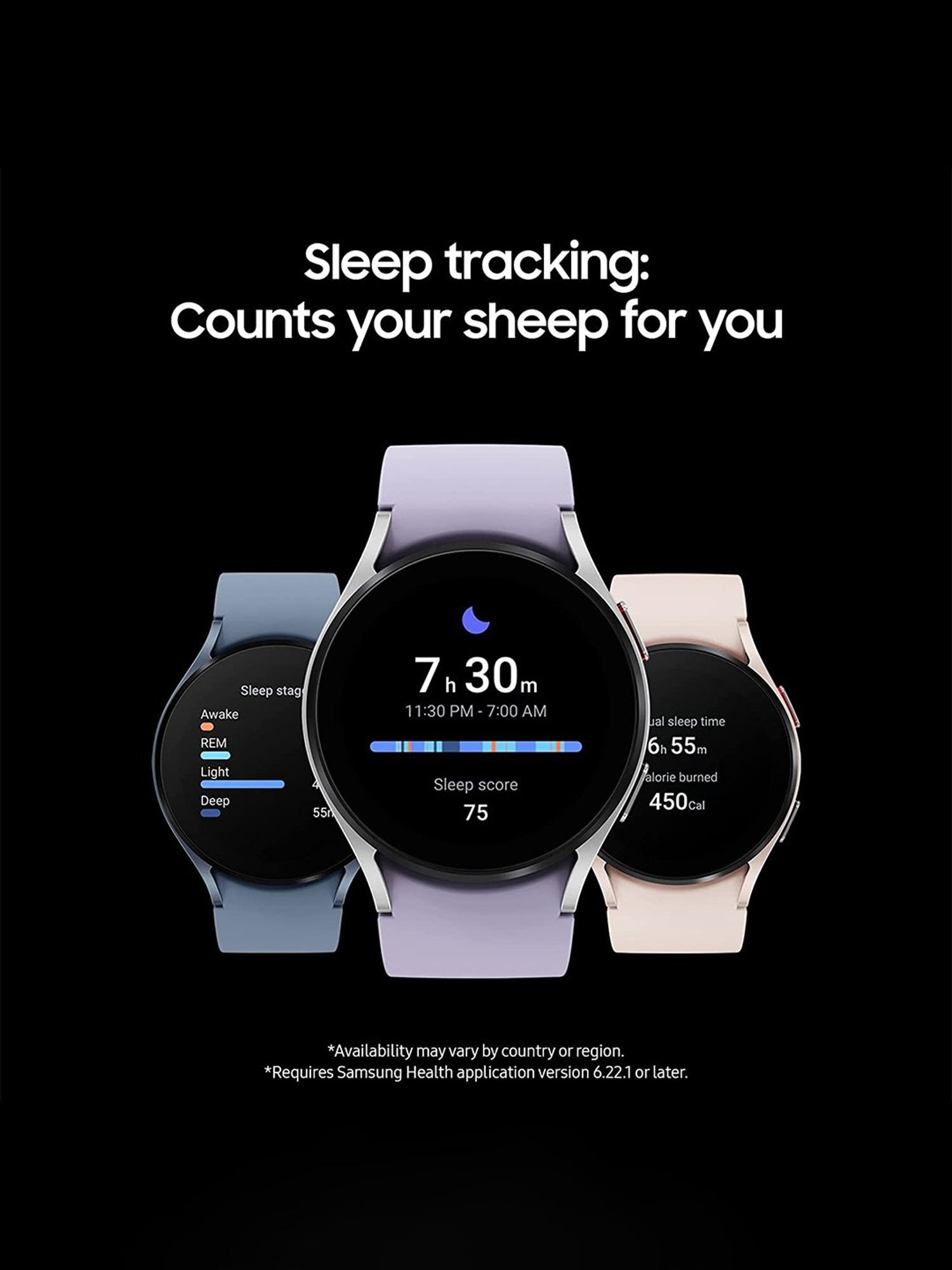 Samsung Galaxy Watch 5 LTE 40 mm, Compatible with Android Only (Silver with Purple Strap)