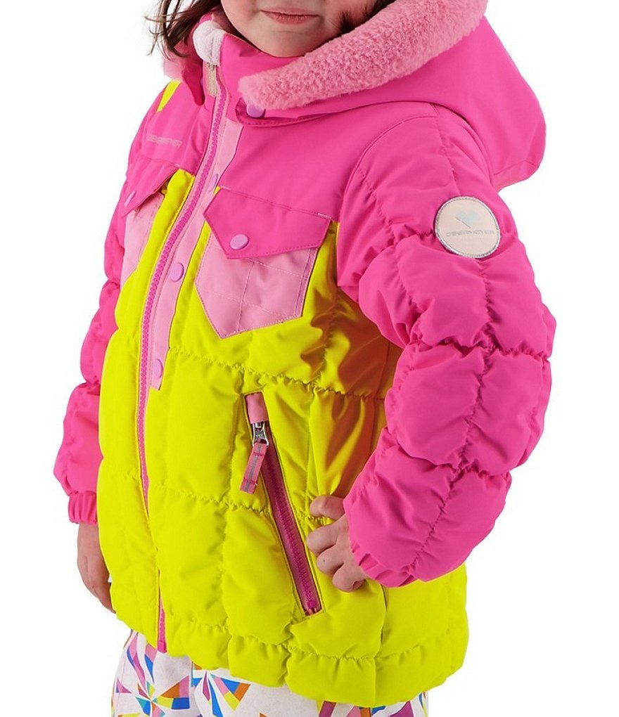 Obermeyer Little/Big Girls 2T-8 Jamie Color Block Snow Ski Jacket
