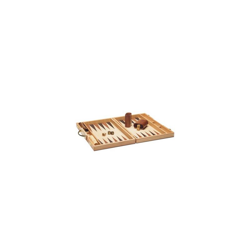 WE Games Camphor Wood Backgammon Set- 15 inch