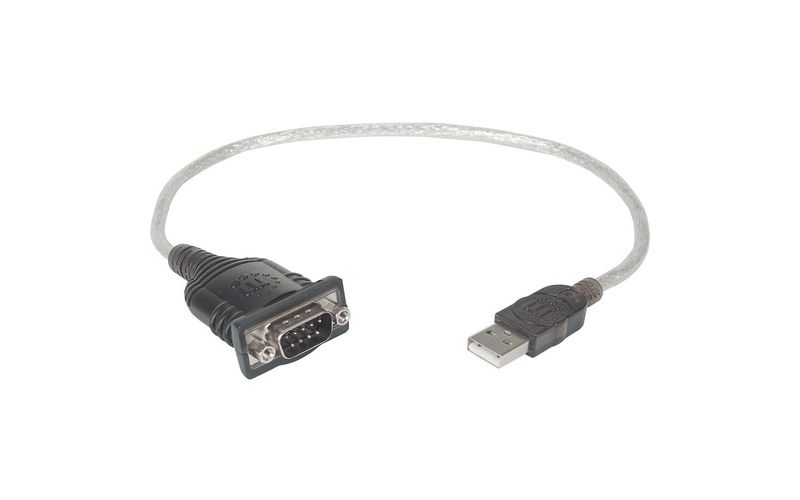 Manhattan USB to 1 Serial Device Converter, Retail Pkg. - Quickly adds one RS232 port to a single USB port