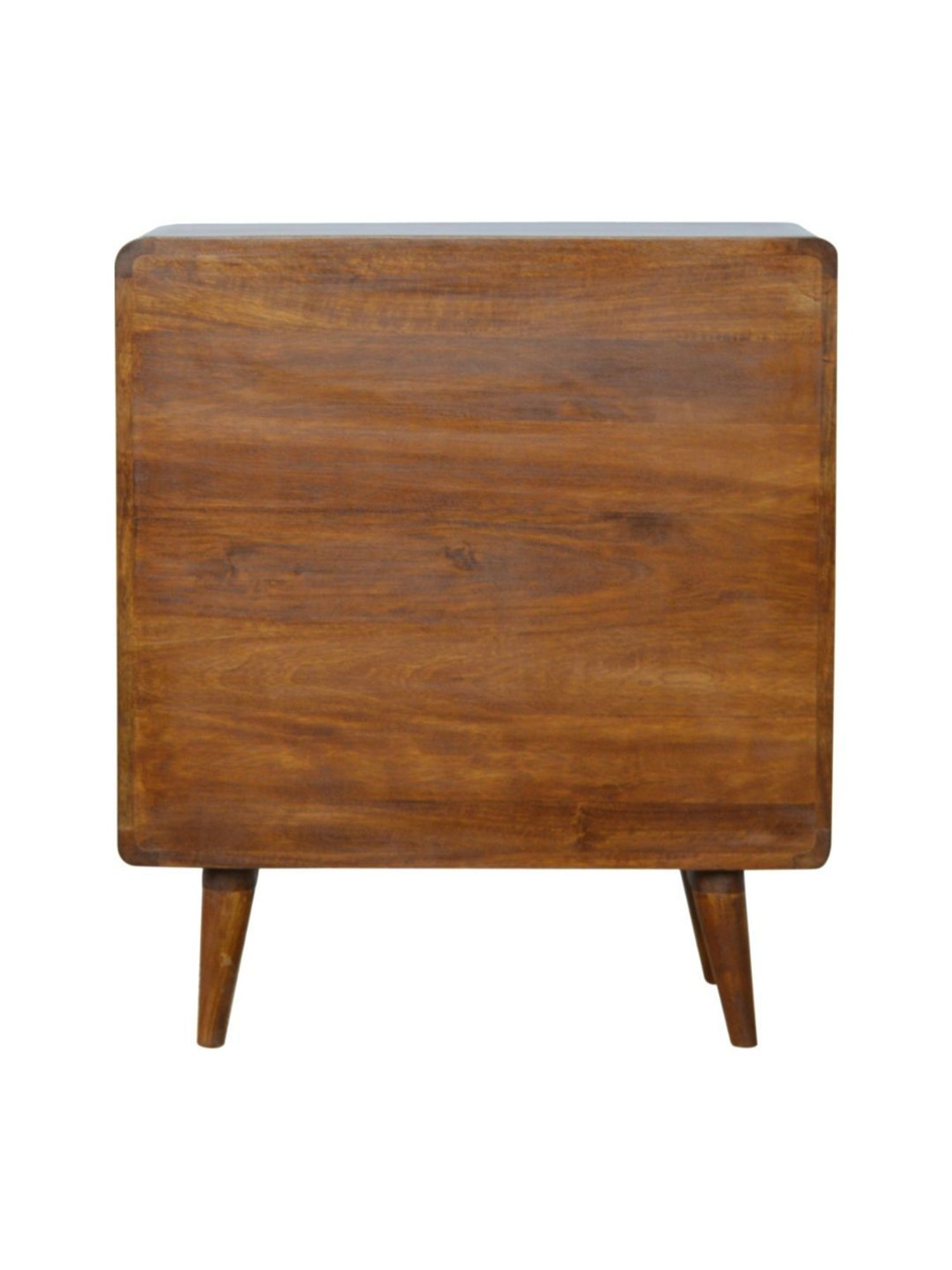 Artisan Furniture Brown Curved Chestnut Chest