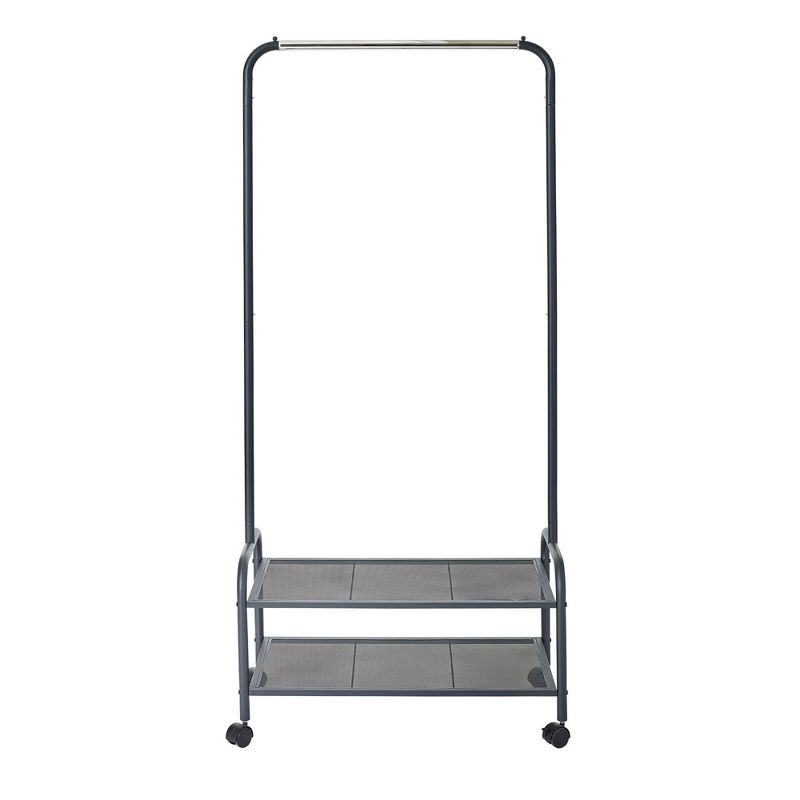Neatfreak Heavy Duty Steel Garment Rack with Shelves