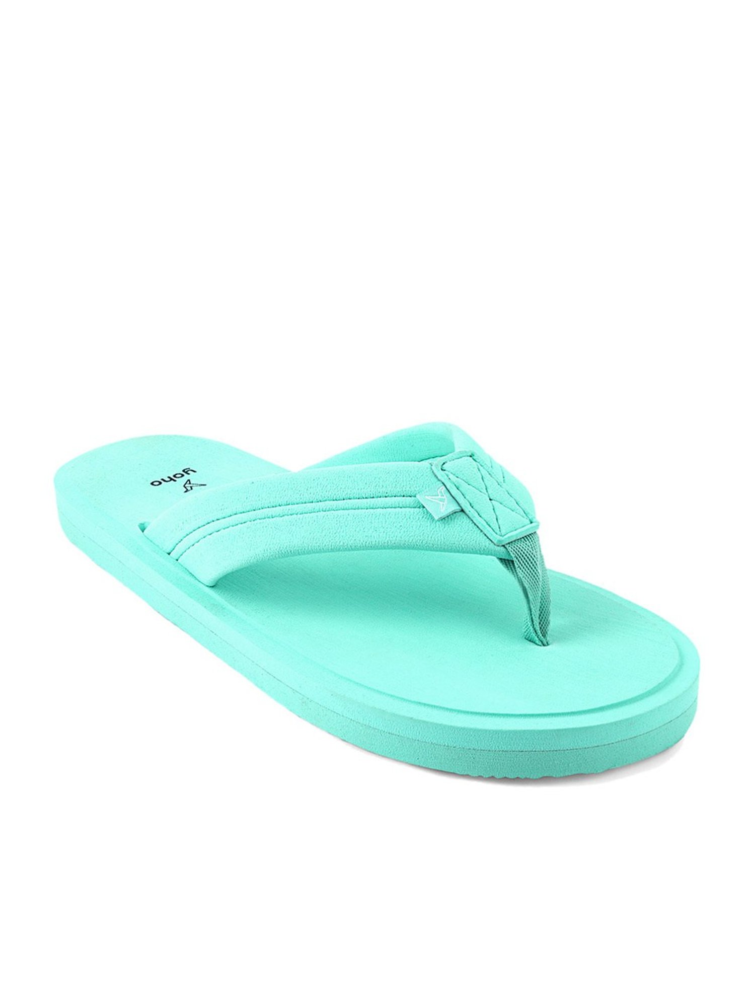 Yoho Men's Eva Bubbles Sea Green Flip Flops