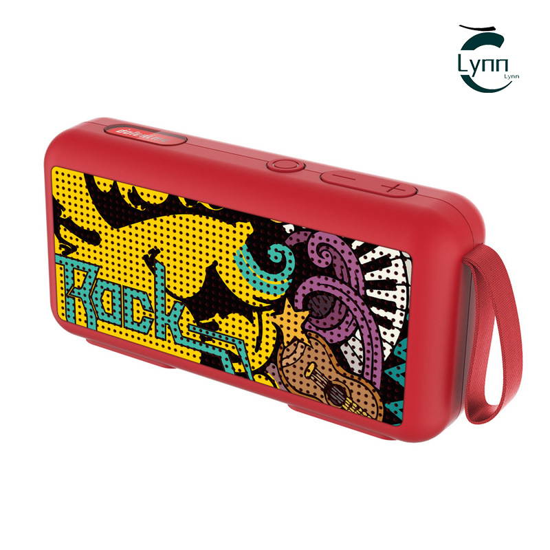 Wireless Mini Creative Graffiti Painted Bluetooth Speakers TF USB FM Wireless Portable Music Sound Gift