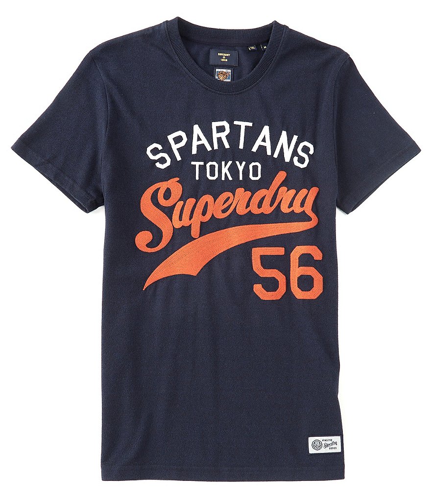 Superdry Vintage Varsity Embroidered Short-Sleeve Tee