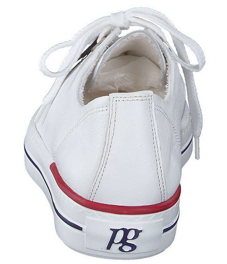 Paul Green Carly Leather Low Top Lace-Up Sneakers