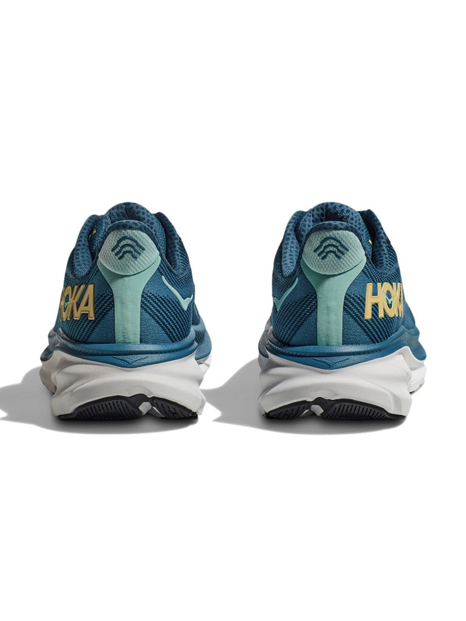 Hoka Men's M CLIFTON 9 Midnight Ocean & Bluesteel Running Shoes