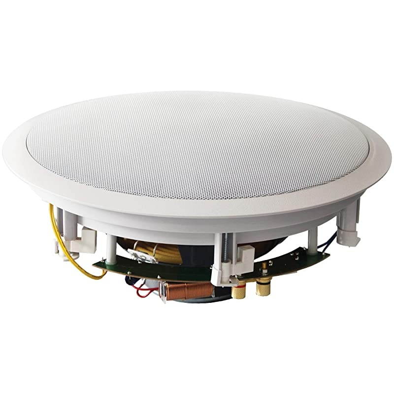 3Way 10 inCeiling Speaker with Pivoting Tweeter and Midrange Metal and Cloth Grills