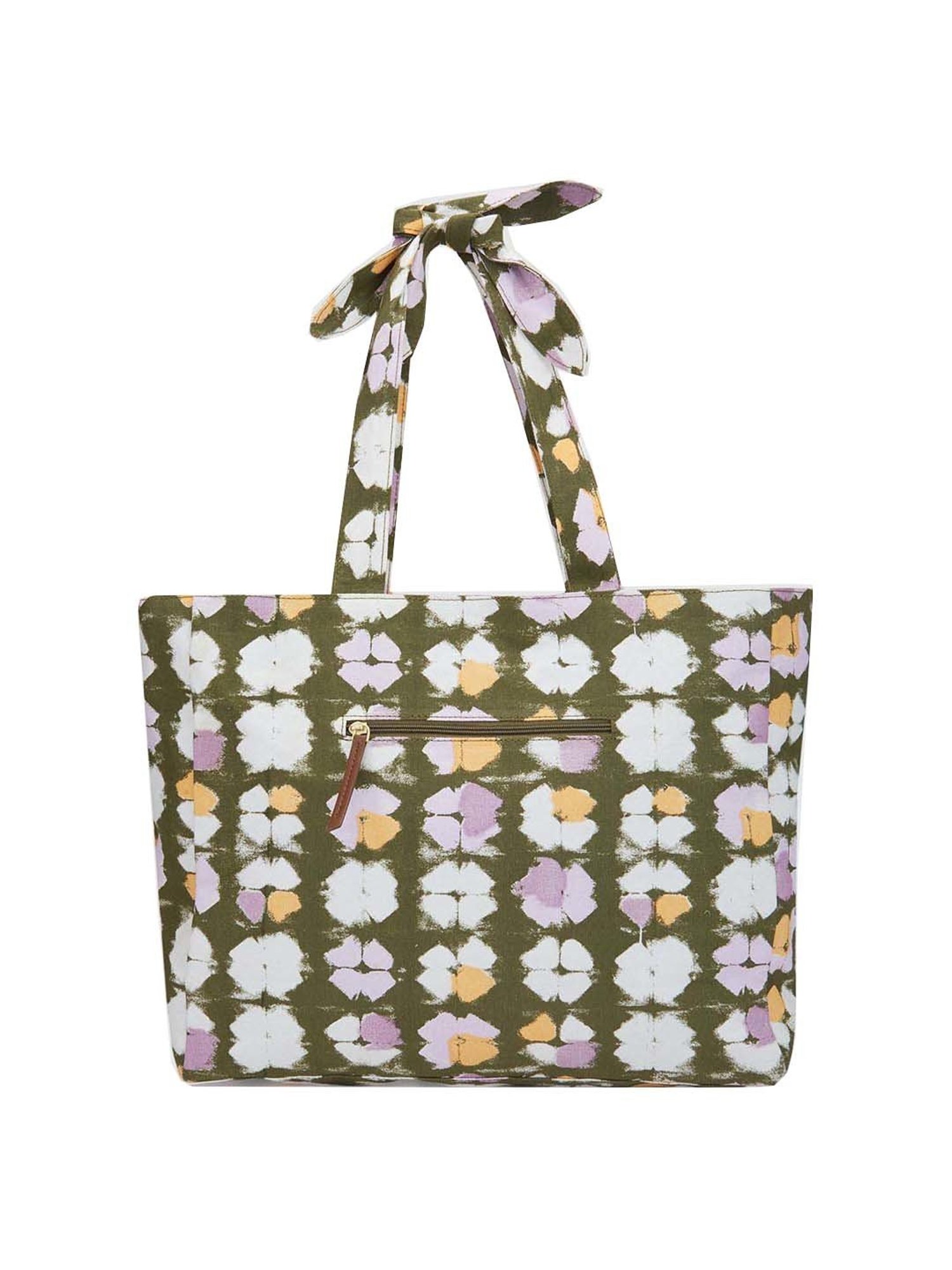 Call It Spring Black Combo Solid Large Tote Handbag