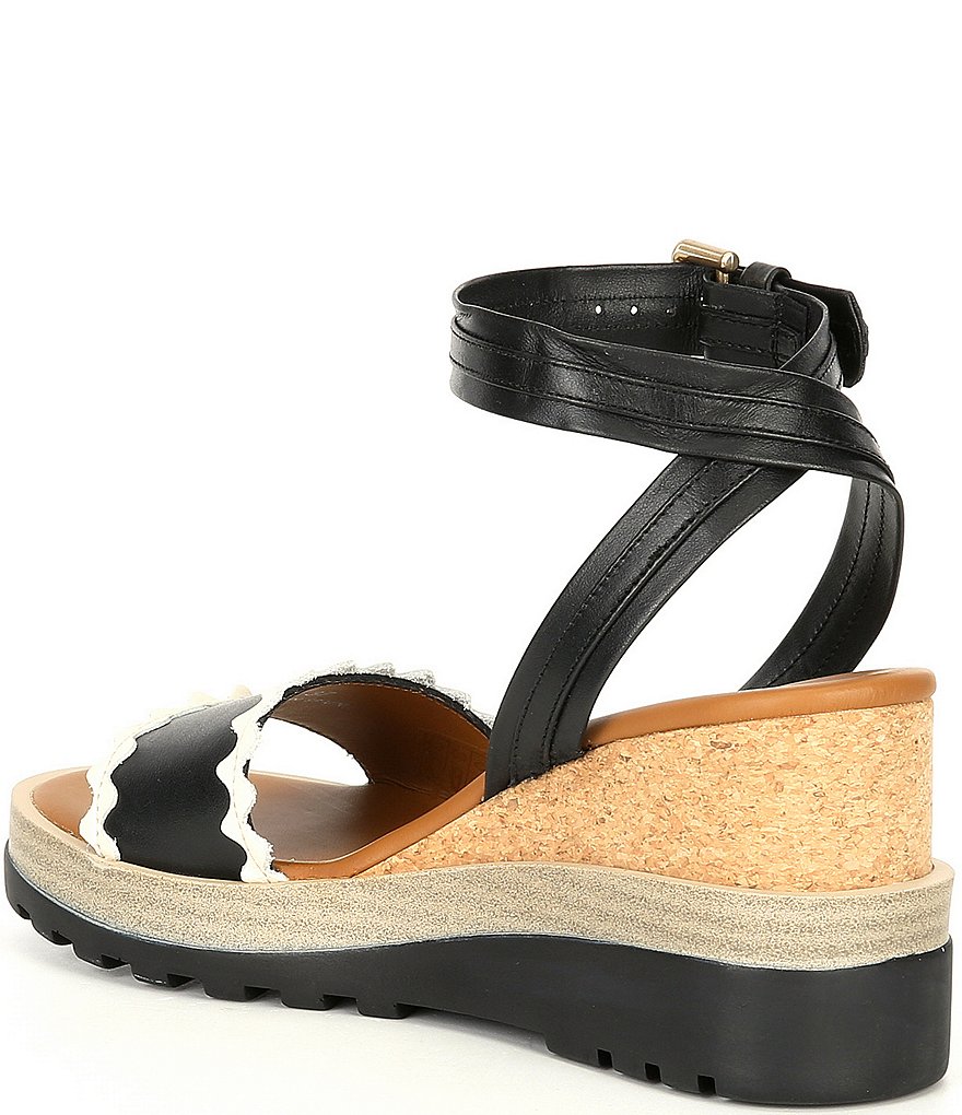 See By Chloe Robin Leather Wedges