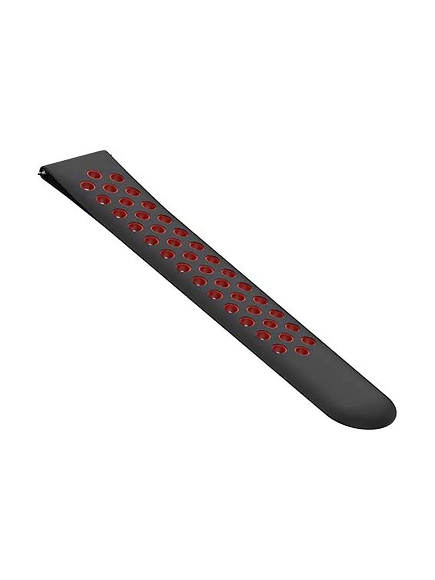Noise 22 mm (Sport Edition) Double Color Silicone Smartwatch Strap (Black and Red)