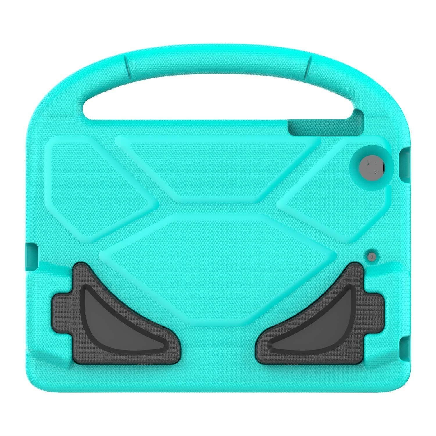 AVAWO Kids Case Built-in Screen Protector for iPad 2 3 4 - Shockproof Handle Stand Kids Friendly Compatible with iPad 2nd 3rd 4th Generation (Turquoise)