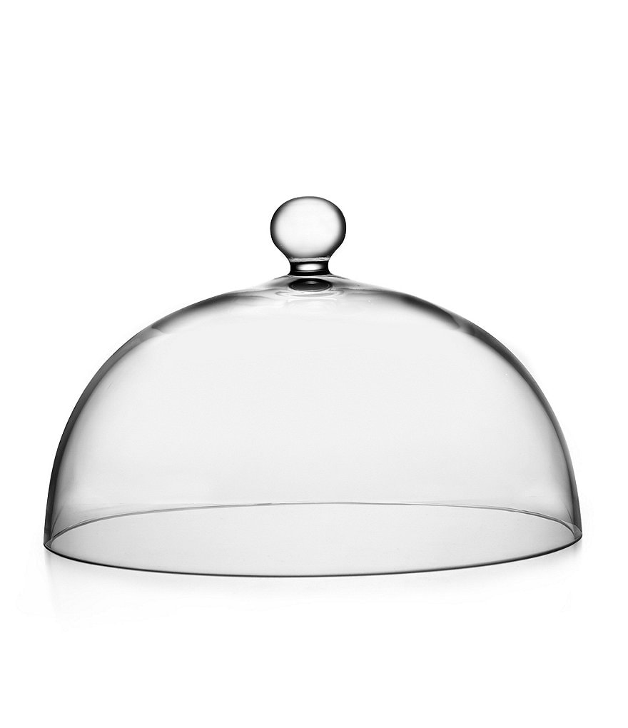 Nambe Moderne Glass 11#double; Cake Dome