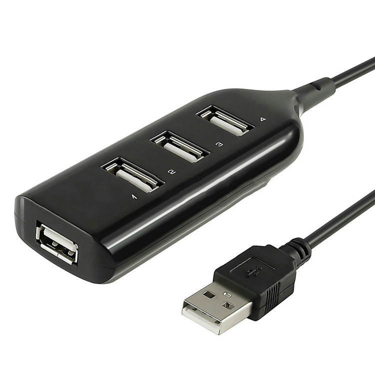 High Speed 480Mbps 4 Port USB 2.0 Hub,USB Splitter Adapter Port For Laptop PC Computer Peripherals Accessories