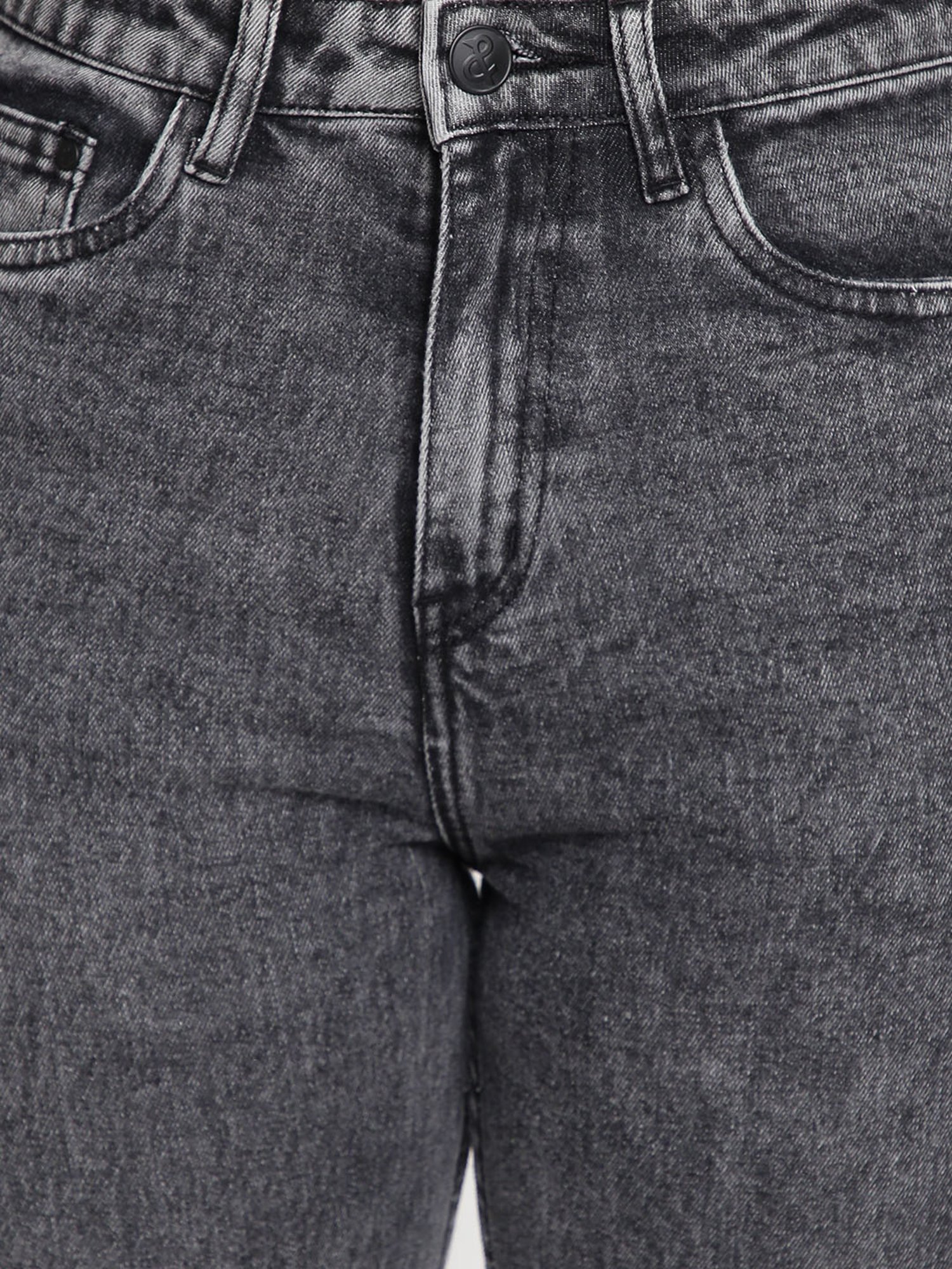 Tales & Stories Black Mid Rise Jeans