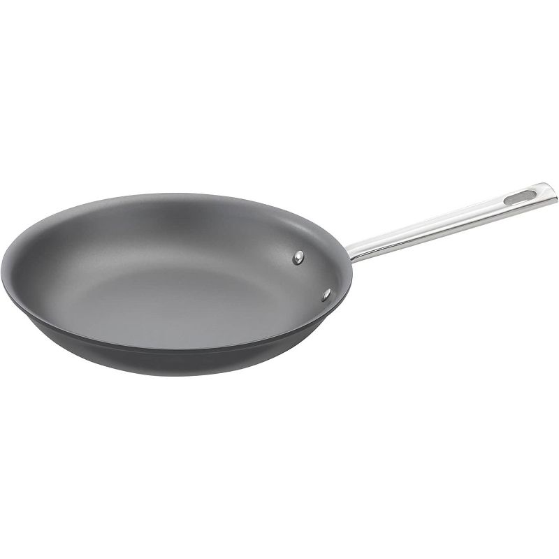 Emeril Lagasse 62920 Nonstick Hard Anodized Stainless Steel Covered 12 Piece Stove Top Cookware Set with Glass Lid, Dishwasher Safe, Gray