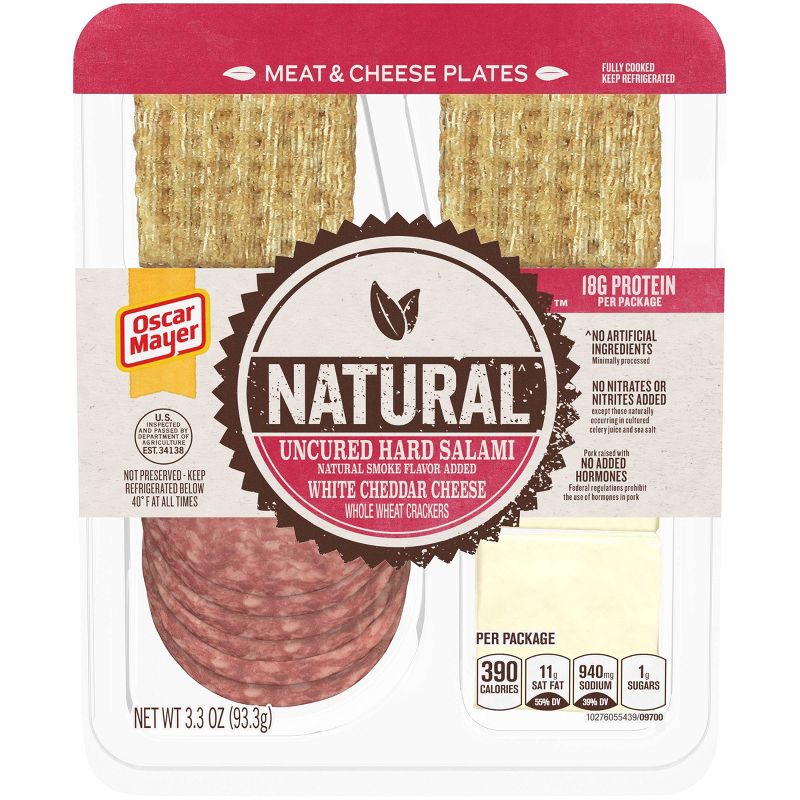 Oscar Mayer Natural Plate Salami - 3.3oz