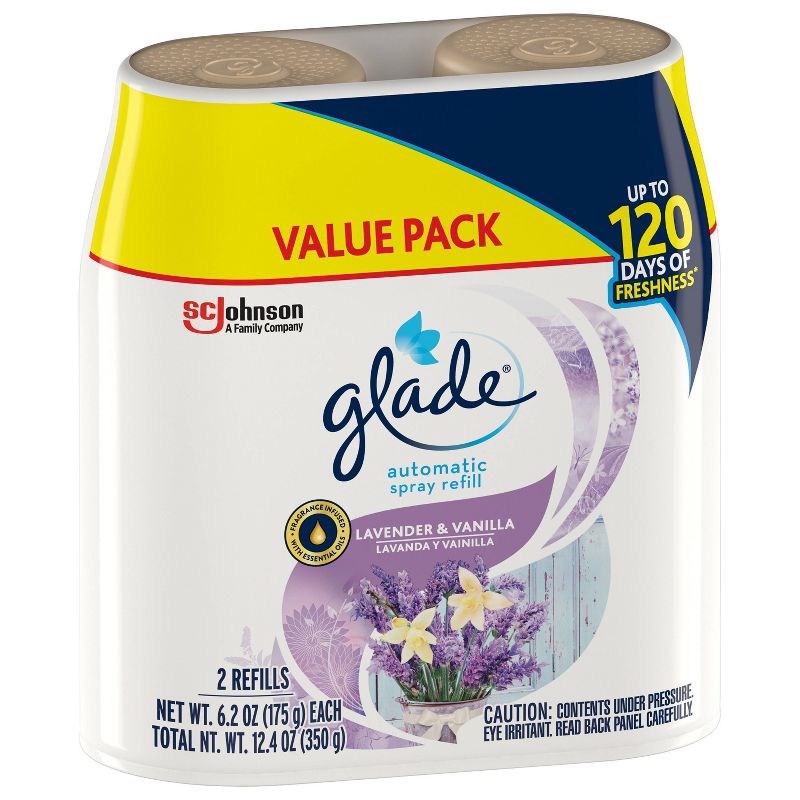 Glade Air Freshener - Lavender Vanilla - 2pk/12.4oz