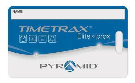 PYRAMID 42454 Proximity Badge,Blue/White,PK15